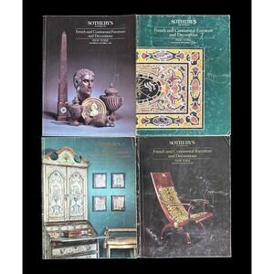Sothebys NY 1987-88 Auction Catalog x4 French Continental Furniture & Decoration